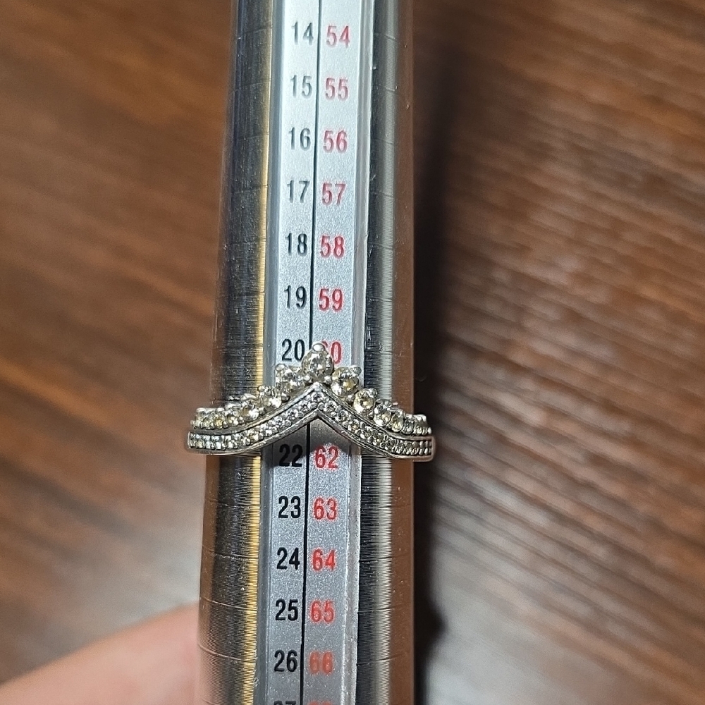 Pandora Silver Chevron Ring